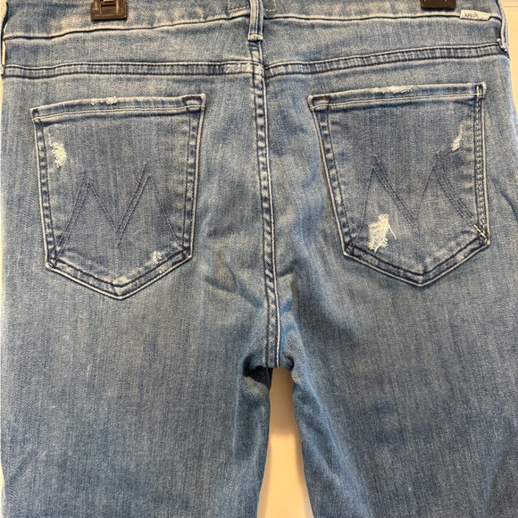 MOTHER Looker Light Blue Skinny Jeans (petite) - Picture 5 of 5